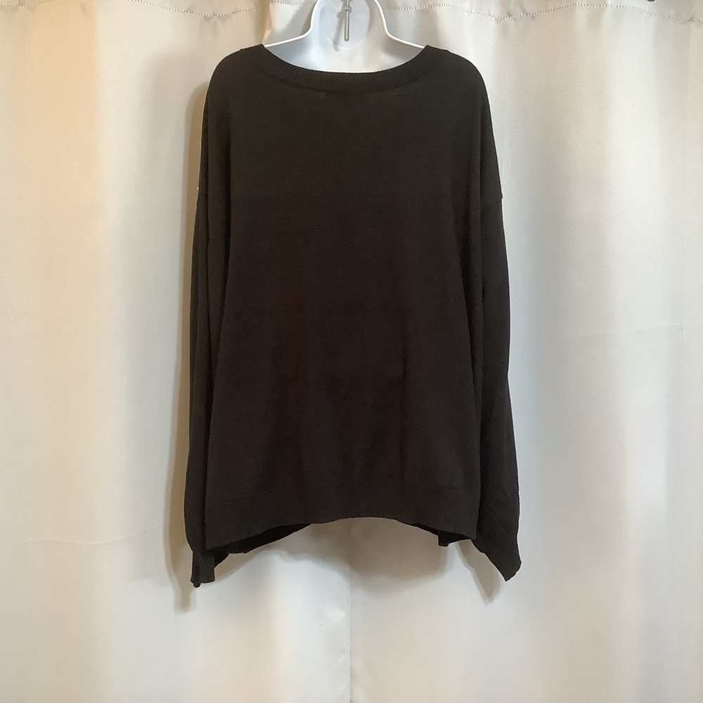Joe Fresh Top Women’s Size 3X Knit  Loose Fit Beads Grey - Picture 2 of 10